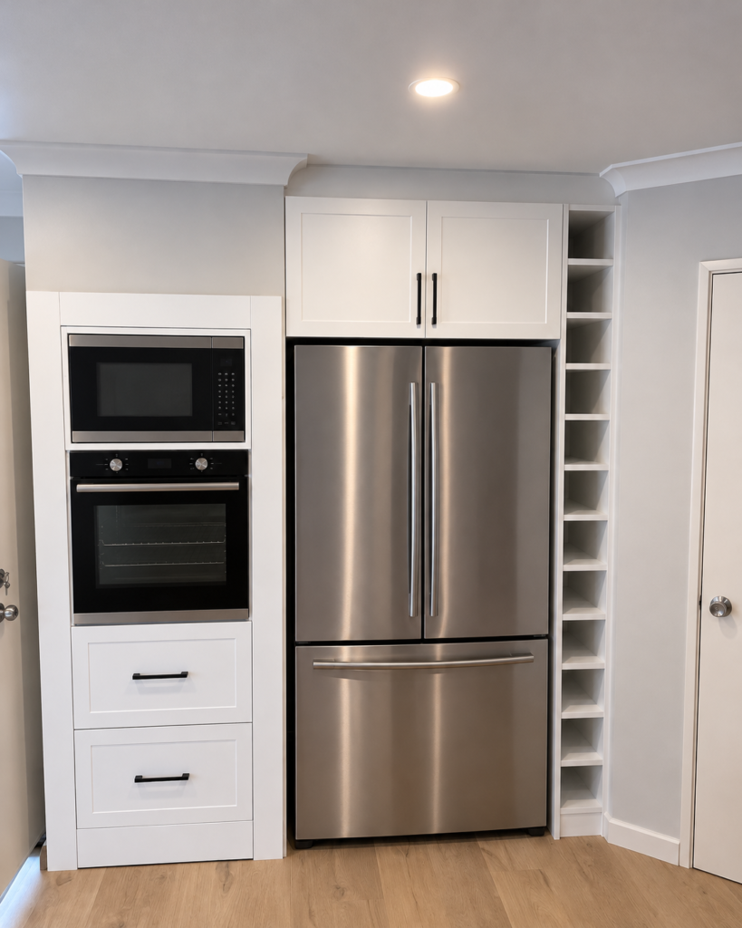 Appliance tower storage