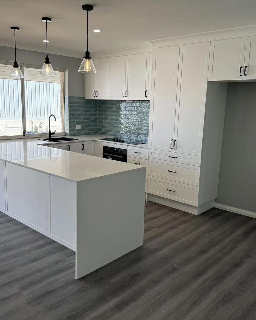 Open-plan kitchen